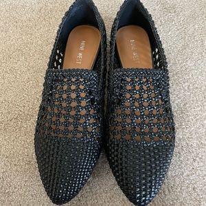 ***Brand New*** Black woven Nine West flats size 9 1/2